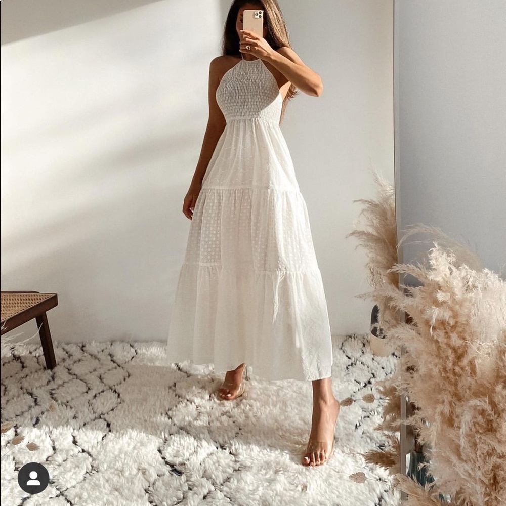 Zara embroidery openwork dress bloggers fav - Picture 8 of 16